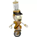 Robot z unicycle