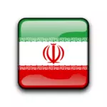 Iran flagga knappen