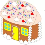 Illustration vectorielle de la maison douce