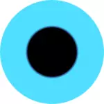 pupila de ojo azul