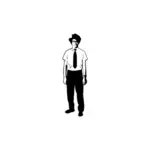 Moss from IT Crowd vector illustration