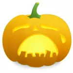 かぼちゃベクトル図面を泣いています。