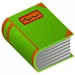 Hardback book vector image
