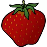 Vektor-Bild Reife Erdbeere
