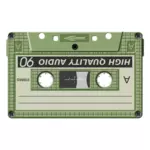 Audio cassette vectorafbeeldingen