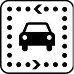 США Национальный парк карты пиктограмма для вождения тур векторное изображение