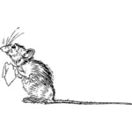 העכבר עצוב
