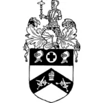 Vector illustration of coat of arms of the armourers company