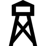 Pictogram for a tower vector image