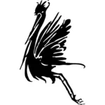 Grafika wektorowa Stork