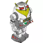 Sci-Fi zabawka robot wektor rysunek
