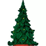 Dibujo vectorial de árbol de Navidad