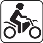 USA National Park mapy piktogram dla motocykli tylko ruch wektorowa