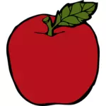 Red apple vector clip art