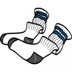 Спортивная(ый) носки Экипаж векторное изображение