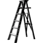 Vector illustraties van een ladder