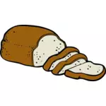 Loaf of bread vector