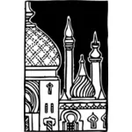 Minarety wektorowych ilustracji