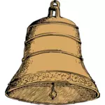 Old bell vector image