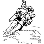 Spacewalk vector image