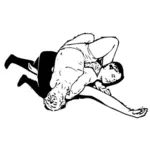 Grafică vectorială de wrestling baieti