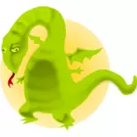 Зеленый дракон изображение