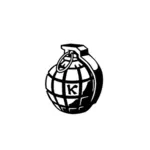 Vectorillustratie van kallisti-granaat