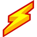 Bilden av El spark orange ikon