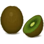 Kiwi fruit en helft