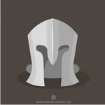 Knight helmet vector graphics