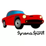 Syrena Sport auto Vector
