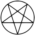 Vektorbild av pentagram