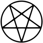 Pentagram vector illustrtaion