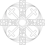 Vector graphics of Passiontide Mandala