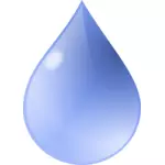 L'eau goutte Vector Image