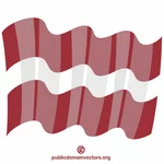 Łotewska flaga narodowa