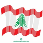 Národní vlajka Libanonu