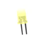 Żółta lampka LED