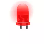 Красный LED лампа изображение