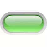 Таблетки образный зеленую кнопку Векторная иллюстрация