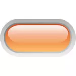 Píldora en forma de gráficos vectoriales botón naranja