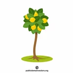 Lemon tree vector clip art