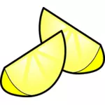 In Scheiben geschnittenen Zitronen