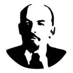 Lenin stencil vektor konst
