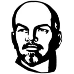 Lenin porträtt vektorgrafik