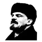 Vladimir Lenin portrait vector graphics