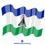Flaga narodowa Lesotho