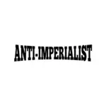 Lettering ' anit-imperialista '