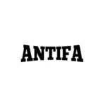 Lettering ''Antifa''