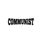 共産主義のシルエット